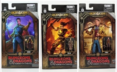 3 Dungeons & Dragons GOLDEN ARCHIVE Honor Among Thieves Simon , Holga & Forge