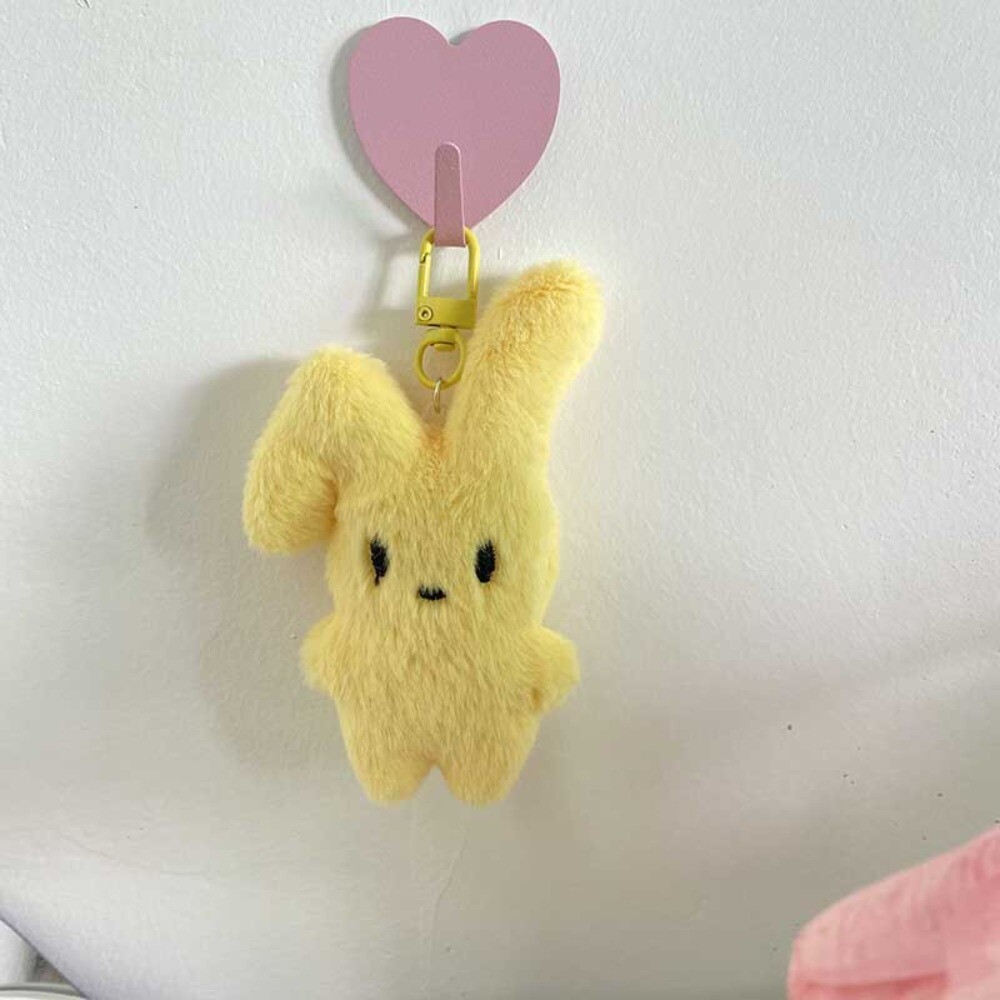 Fluffy Cartoon Keychain Rabbit Couple Keychain Backpack Car Key Pendant ...