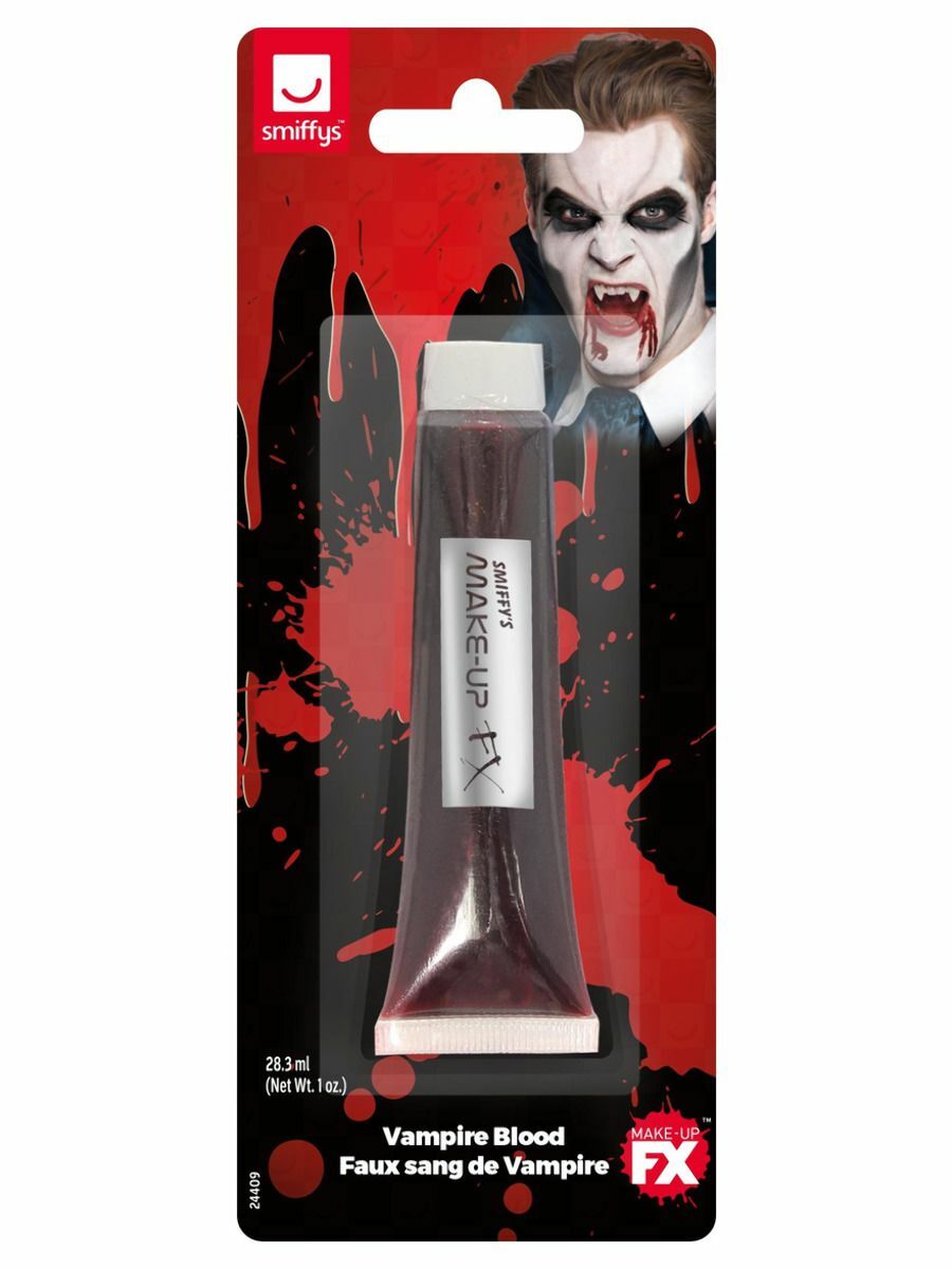 Smiffys Makeup FX Vampire Gel Blood Dark Red Smiffys Makeup FX Vampire Gel Blood Dark Red