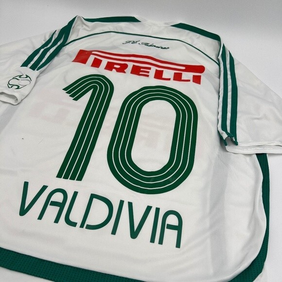 Valdivia #10 SE Palmeiras 2006/2007 Away ORIGINAL Adidas
