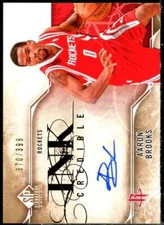 Aaron Brooks Card 2009-10 SP Signature Edition INKcredible #IAB 