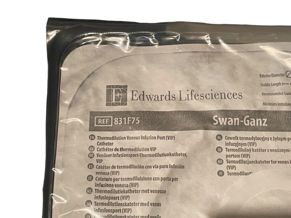 Edwards Lifesciences Swan-Ganz 831F75 | eBay