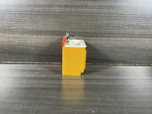 Vintage 70s Fisher Price Doll House Furniture FP Toys Hong Kong Bathroom & Kitch - Picture 18 of 20