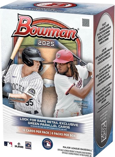 2025 Bowman Baseball Blaster 40 Box Case FACTORY SEALED Steve's Cards NH. - 第 1/2 張圖片
