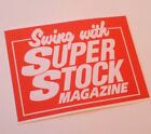 Super stock sticker decal hot rod rat rod vintage look car truck drag race 23