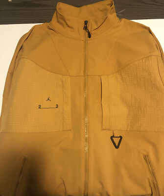 Air Jordan 23 Engineered Statement Jacket Mens Large Chutney Yellow Sz Large