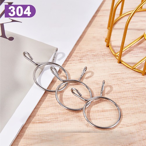 Single/Double Wire Spring Clips / Silicone Hose Pipe Air Fuel Band Tube Clamp - Picture 10 of 98