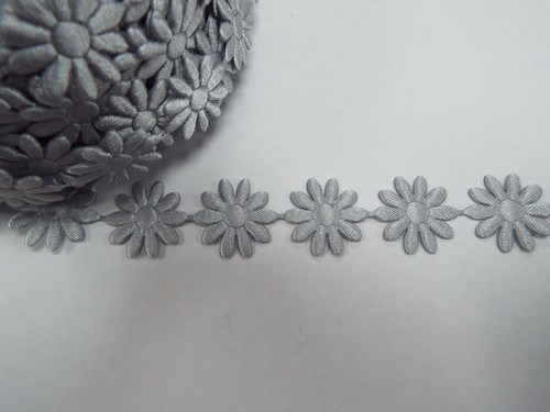 1 m- Daisy1 Flower Motif Applique,Trimmings,Wedding Satin Lace Ribbon- W- 2 cm - Picture 20 of 35