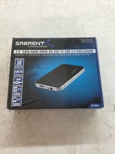 Sabrent EC-TB4P 2.5  SATA Hard Drive Or SSD To USB 3.0 Enclosure New