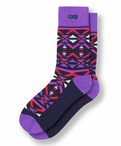 PAR DE THEVES Púrpura Perfecto Todos los Días Blazer Etiqueta Calcetines Talla 8-12 - Imagen 1 de 2