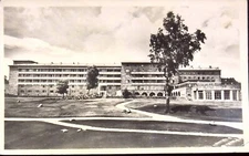 HUNGARY GALYATETO HOTEL - (RPPC) WHITE BORDER VINTAGE POSTCARD