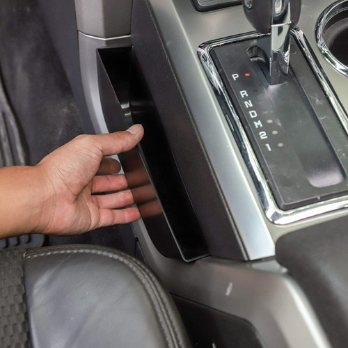 Gear Shifter Side Storage Box Console Tray Organizer for Ford F150 2009-2014 - Picture 4 of 7