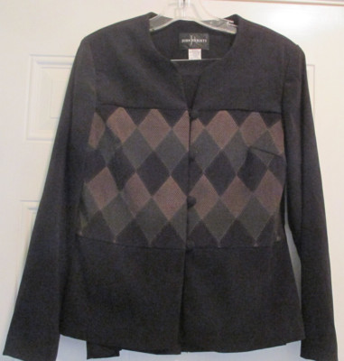 John Roberts 2 Pc Skirt Set Size 10 Black