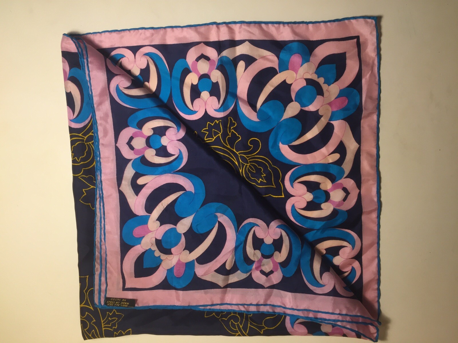 Vintage 100% Silk Scarf - image 3