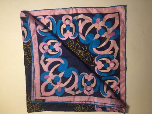 Vintage 100% Silk Scarf - Picture 3 of 5