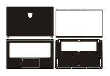 Laptop Sticker Skin Decal Carbon fiber Cover for MSI Prestige15 15.6"