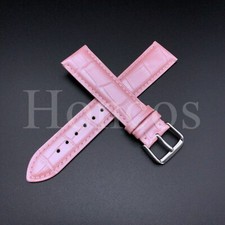 12 13 14 15 16 18 19 20 21 22 MM Watch Band Strap Genuine Leather Tank Buckle PK