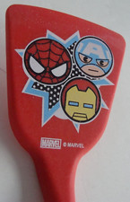 NEW Williams Sonoma MARVEL 3 Superhero Spider-Man Silicone Spatula Wood Handle