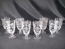Fostoria Navarre Iced Tea Glasses Set of 8