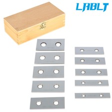 LABLT 10 Pair 1/8  3" Precision Parallel Set Hardened Steel In Case Steel