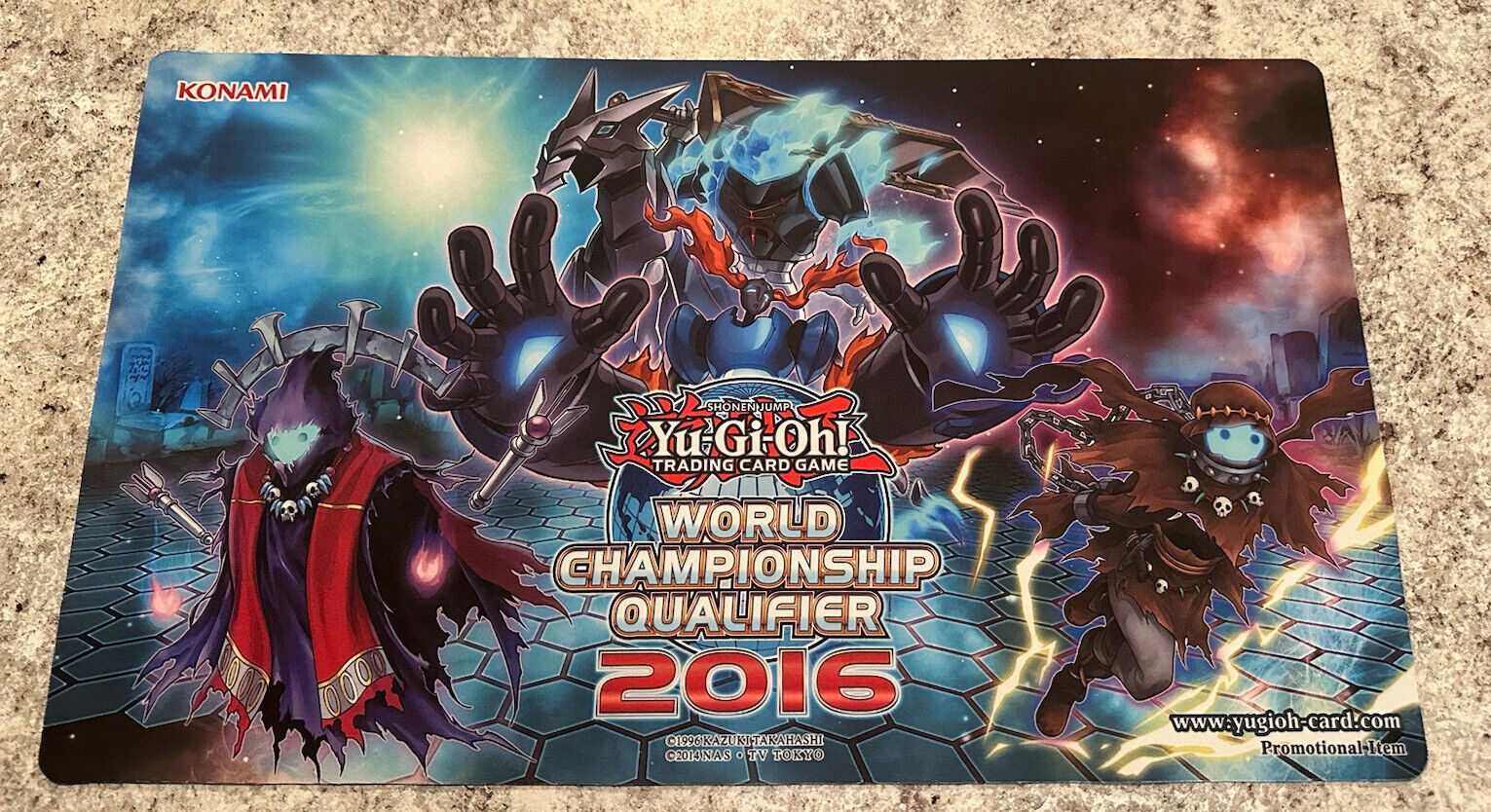 World Championship 2018 Playmat (Includes image of a new monster) : r/yugioh