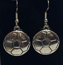 Soccer Earrings, Athletic Earrings, Football Earrings, Sports Earring, Gift Idea