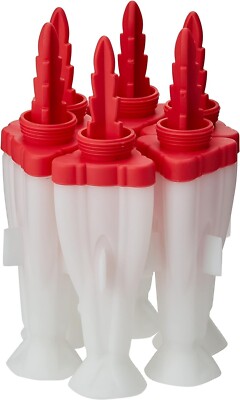 Cuisipro Snap-Fit Rocket Pop Formen 6-teilig Rot