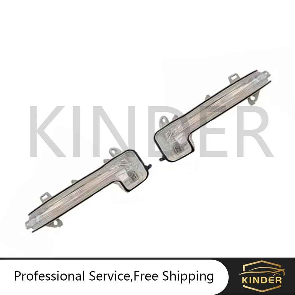 1 Pair L&R Rearview Mirror Light For BMW X1 F49 2016-2021 X2 F39 2018-2021 - Image 2 of 2