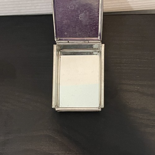 Vintage SCHMUCK Schatulle Schmuckkästchen Spiegelfuß Samt Top klein und einzigartig - Bild 8 von 8