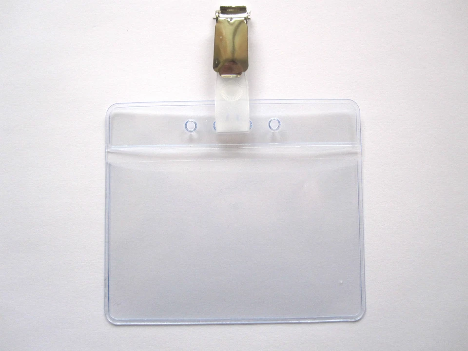 SCHMALZ® 250 x Ausweishülle, Kartenhülle, Ausweishalter, EC Kartenhalter mit Clip