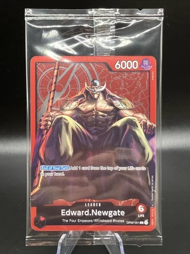 One Piece OP02-001 Edward Newgate Leader Special Goods Set Promo