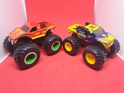 Wolverine Monster Truck Hot Wheels Monster Jam Marvel & Red Snake Bite
