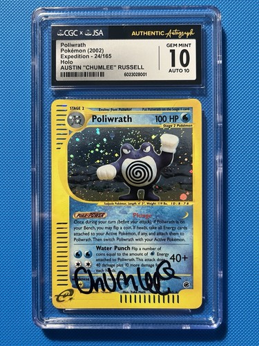 Poliwrath graded CGC 10 for sale on eBay