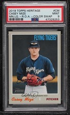 2019 Topps Heritage Minor League Edition Real One Casey Mize PSA 9 MINT Auto 1q7