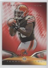 2014 Topps Platinum Rookies Red Refractor 19/25 Terrance West #128 l8m
