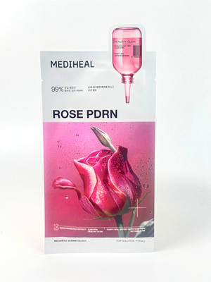 MEDIHEAL Rose PDRN Face Essential Mask /10 Sheets Skincare Gift for Mom K-Beauty