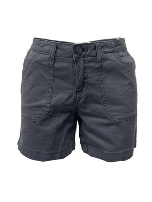 CASLON Damen Shorts Aus Baumwolle Grau Ebony Größe 2 Neu Mit Etikett