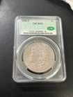 1880 O MORGAN DOLLAR CAC AU-53 - ABOUT UNCIRCULATED - BETTER DATE - SLABBED - $1