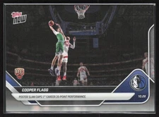 2025-26 Topps Now 1st Career 20-Point Performance Cooper Flagg RC Mavericks #28