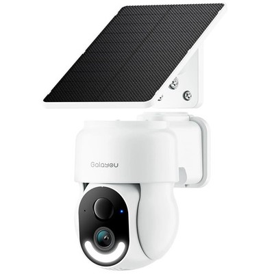 GALAYOU Solar Camera Outdoor Wireless for Home Security 2.4GWiFi, R6 1Pack