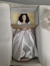 Vintage Franklin Mint Heirloom Porcelain Collector Doll Sapphire Edition
