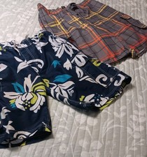 Lot 2 OP  Kanu Swimming Trunks Shorts Men's Size M 32-34 Surf Ocean Long EUC