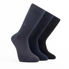 Men’s Bamboo Dress & Trouser Socks 12-Pack - 384-388