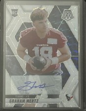 2025 Panini Mosaic Graham Mertz White Auto /25 Houston Texans