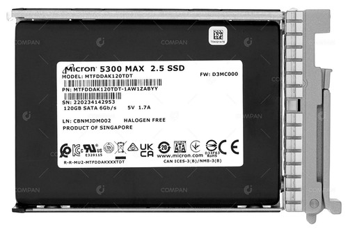 UCS-SD120GBMS4-EV CISCO SSD 120GB SAS 6G 2.5" SFF FOR UCS C220 C240 M4 B200 - Picture 3 of 7