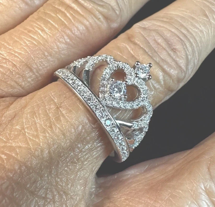 Sterling Silver Crown Ring for sale | eBay