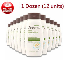 Pack of 12 - Aveeno Daily Moisturizing Body Wash  12 fl oz