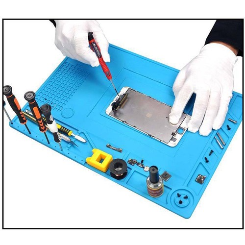 Reparaturpad Silikonmaterial antistatisches Design eingebaute Messskala - Zdjęcie 10 z 12