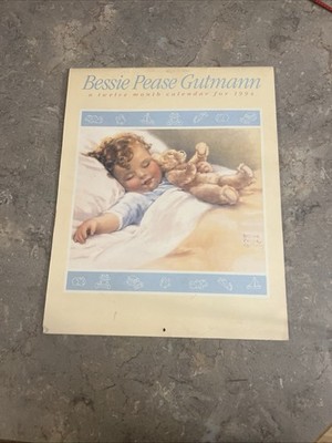 Bessie Pease Gutmann 1994 Calendar 12 Months Unused 11'' x 14''