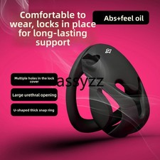 High Quality Male Breathable Cage Chastity Device Sissy Lock with 3 Rings